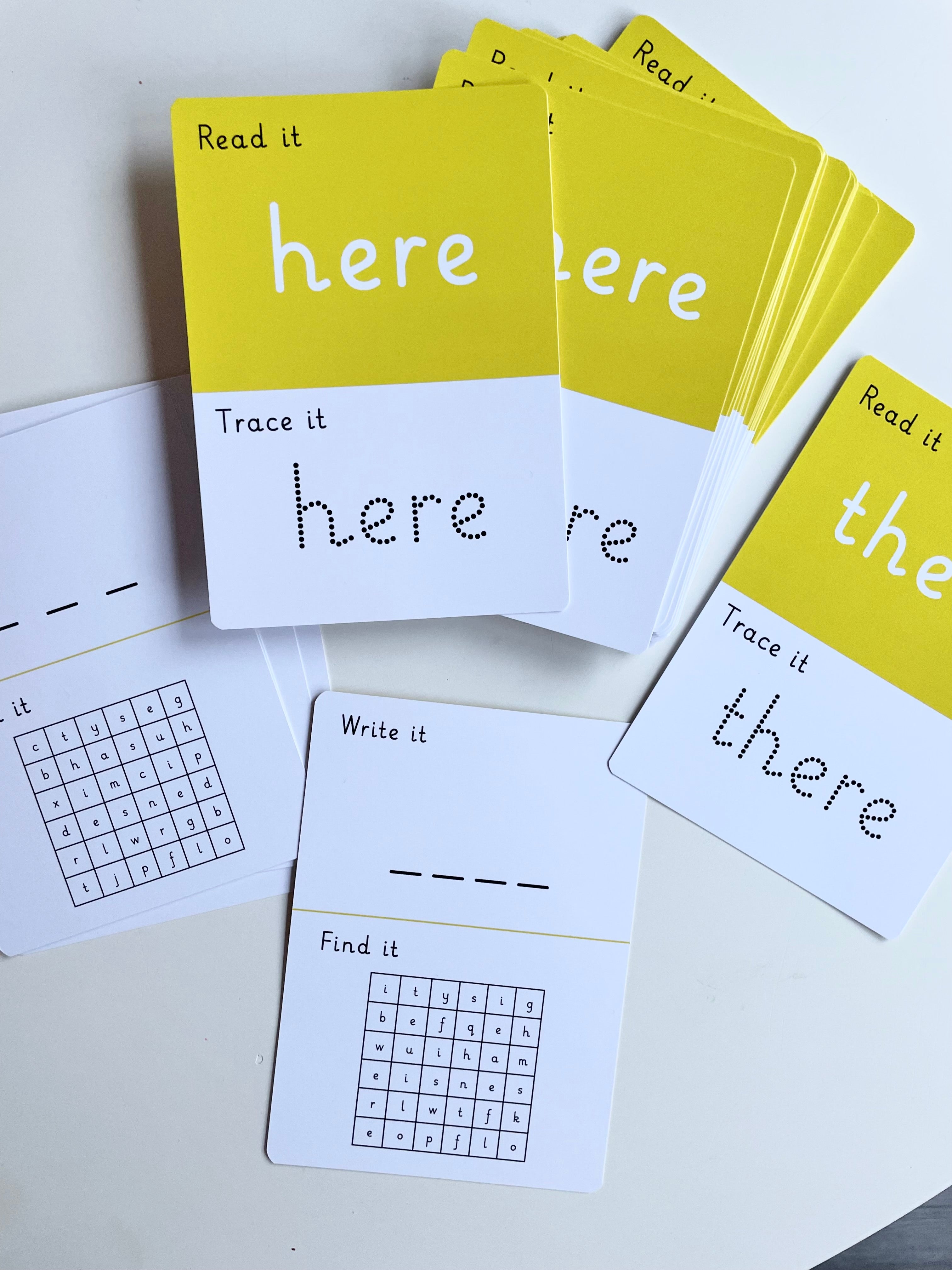Year 1 Spelling Activity Cards