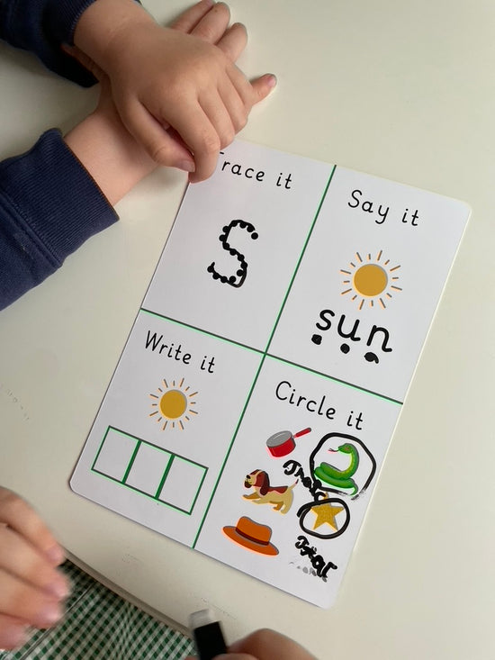 Pack 1 Phonics Activity Cards (Phase 2)
